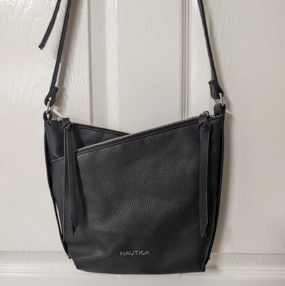 Nautica Elegant Black Crossbody Bag